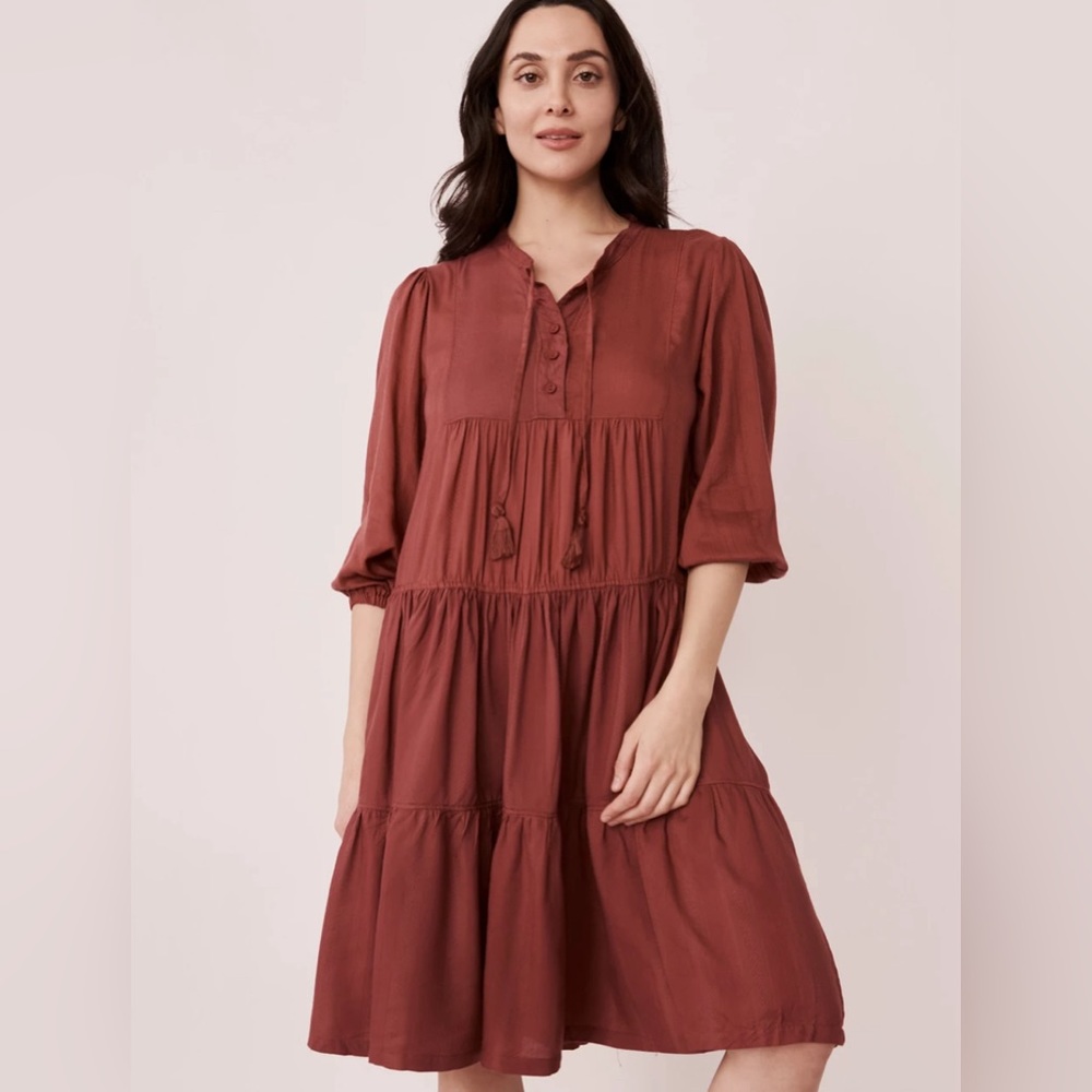 Layered Dress with Tassels NWT
